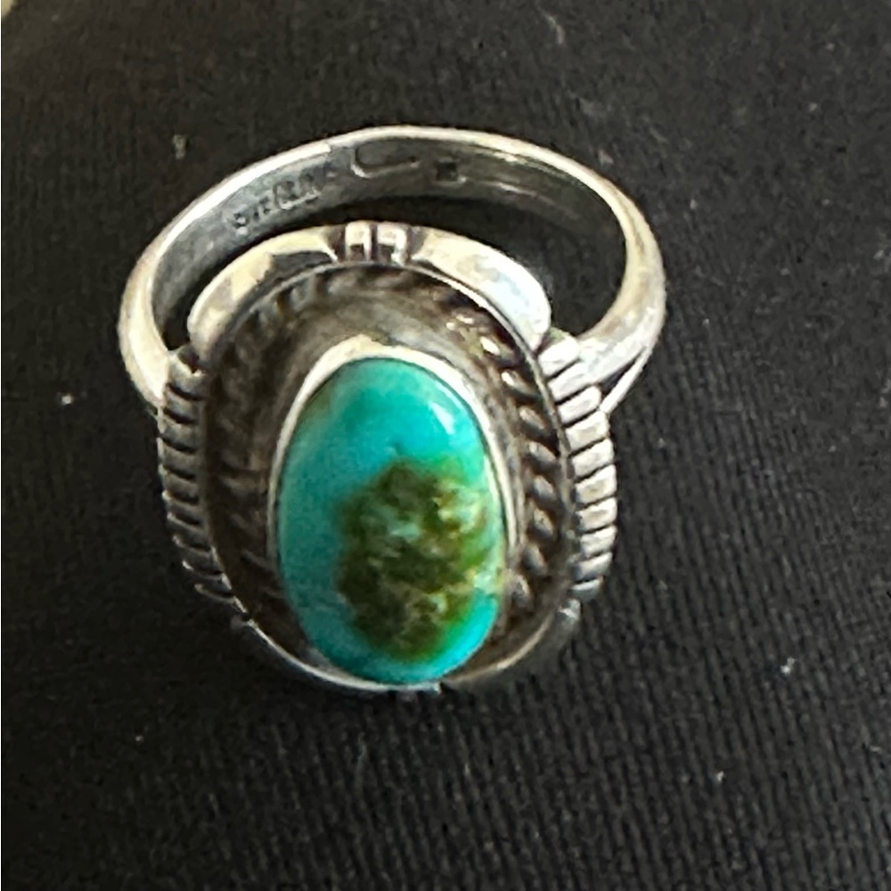 Sterling Silver and Turquoise Native Ring NWOT - Picture 12 of 15